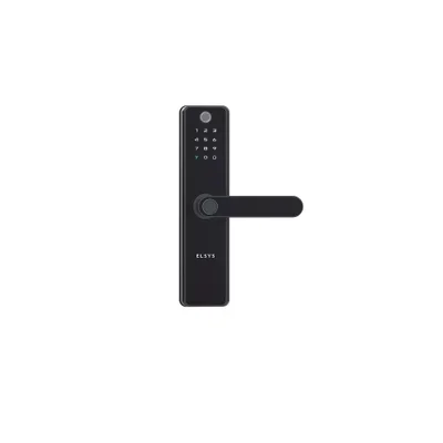 Fechadura Digital De Embutir Biometria Esf-de5100i Preta