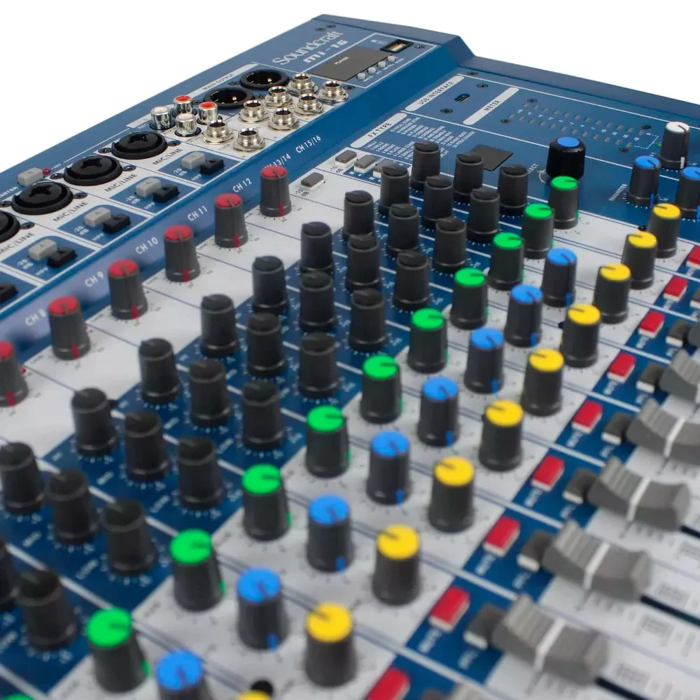 Imagem 4 de 4 do produto Mesa De Som Soundcraft Mi-16 16 Canais Usb