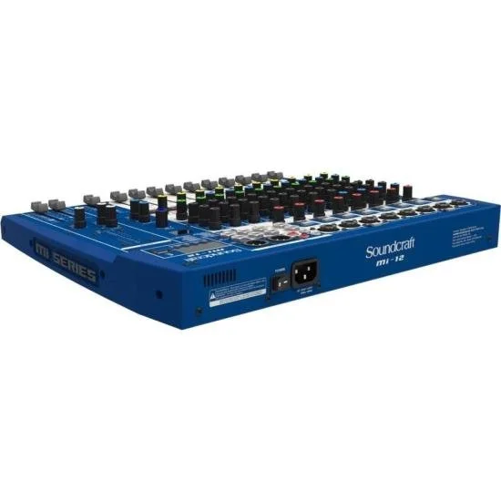 Imagem 3 de 4 do produto Mesa De Som Soundcraft Mi-12 12 Canais Usb
