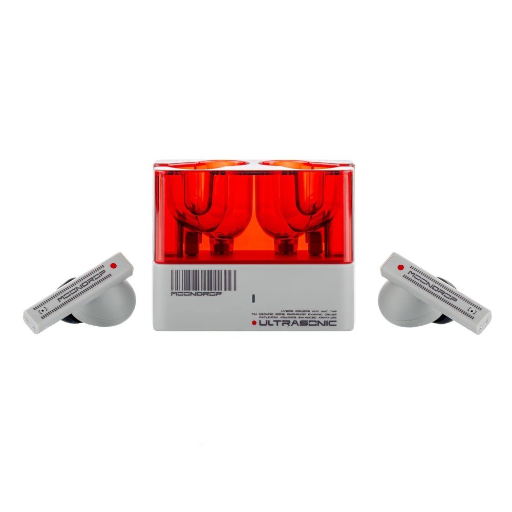Fone De Ouvido Moondrop Ultrasonic Tws Anc Hybrido In Ear