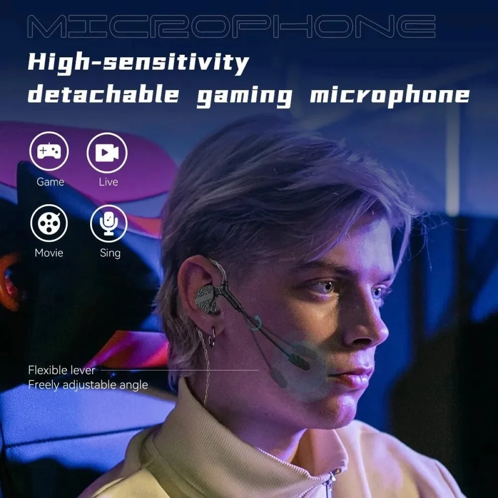 Imagem 4 de 5 do produto Fone De Ouvido Trn Mars Headset In-ear Dinamico Com Mic