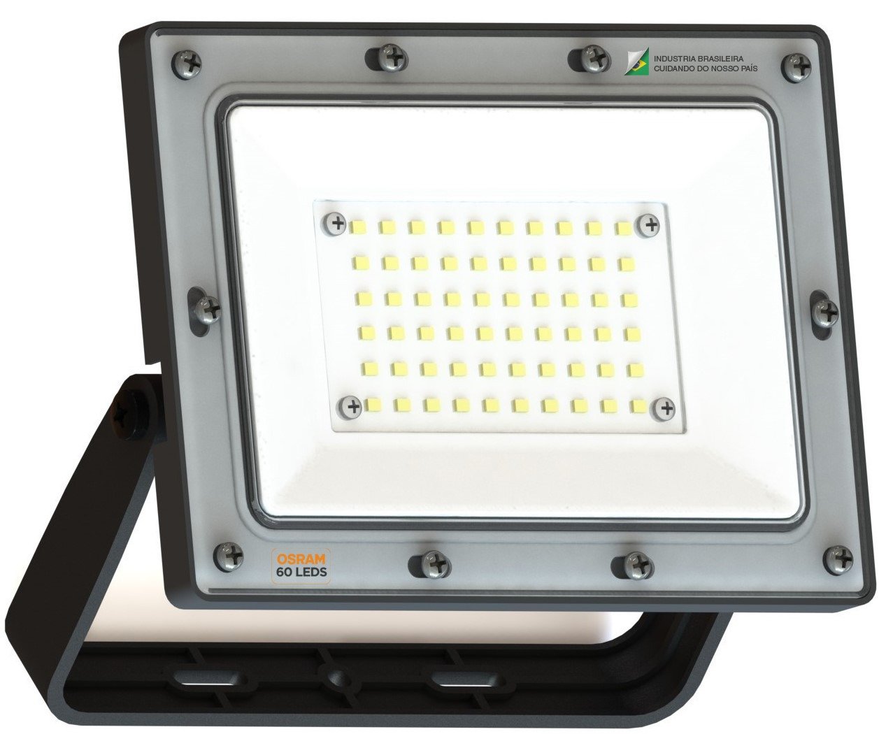 Refletor 100w LED Osram 9000lm Bivolt Slim 6500k Resistente Água