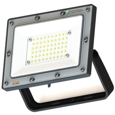 Refletor 50w LED Osram 4500lm Bivolt Ip66 Slim 6500k Resistente A Agua