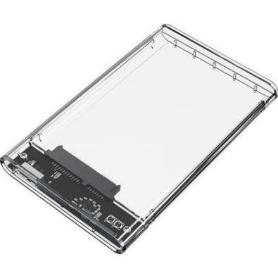 Case Para Hd 2,5 " Usb 2.0 Transparente Bm758 B-max