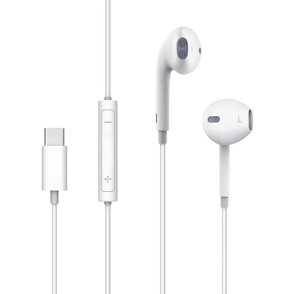 Imagem 1 de 5 do produto Fone De Ouvido Com Fio E Controle De Volume Conector Tipo C