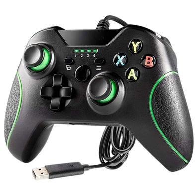Joystick Com Fio Compatível Para X-one Dupla Vibração 2.4g