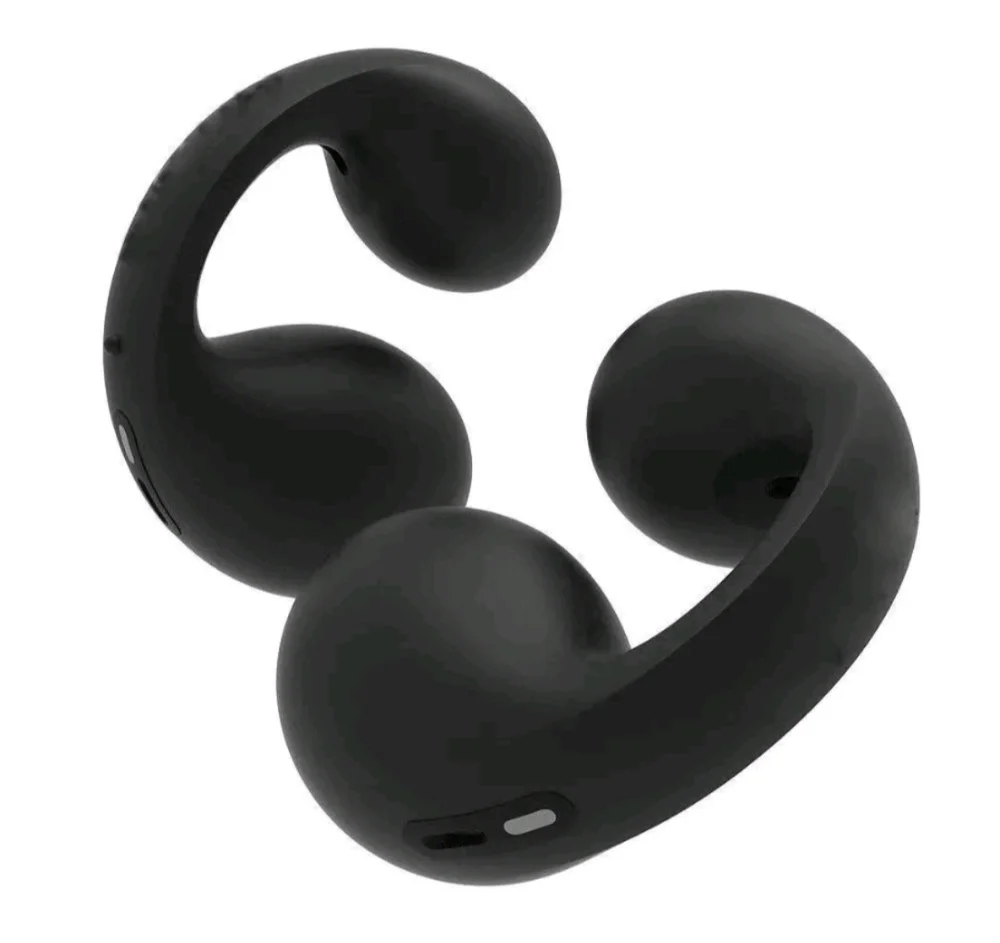 Imagem 5 de 5 do produto Fones De Ouvido Preto  Sound Earcuffs Condução De Ossos Sem Fio Bluetooth Clipe