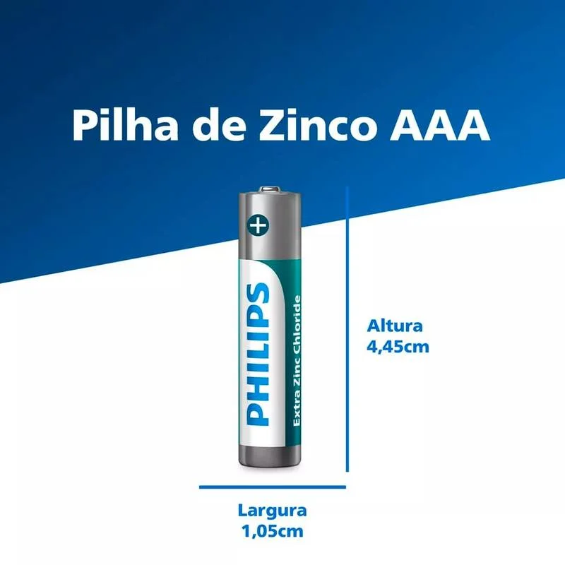 Pilhas Comum Aaa Philips