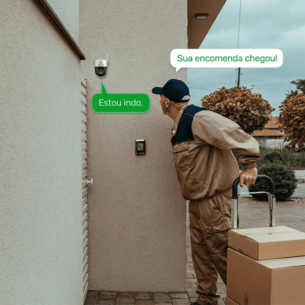 Imagem 3 de 5 do produto Câmera Segurança Ip Wifi Intelbras Vipw 1300 Mini Sd