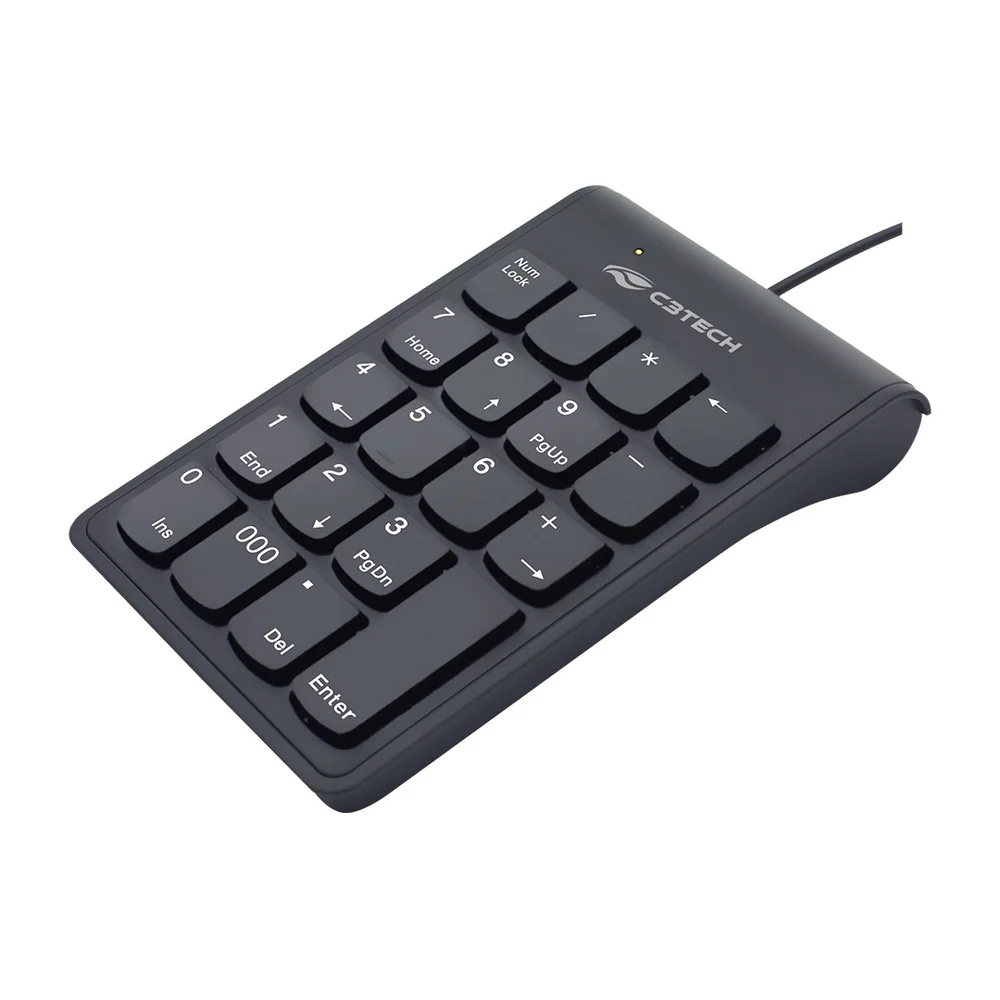 Imagem 2 de 4 do produto Teclado Númerico C3tech Usb Kn-12bk - Preto