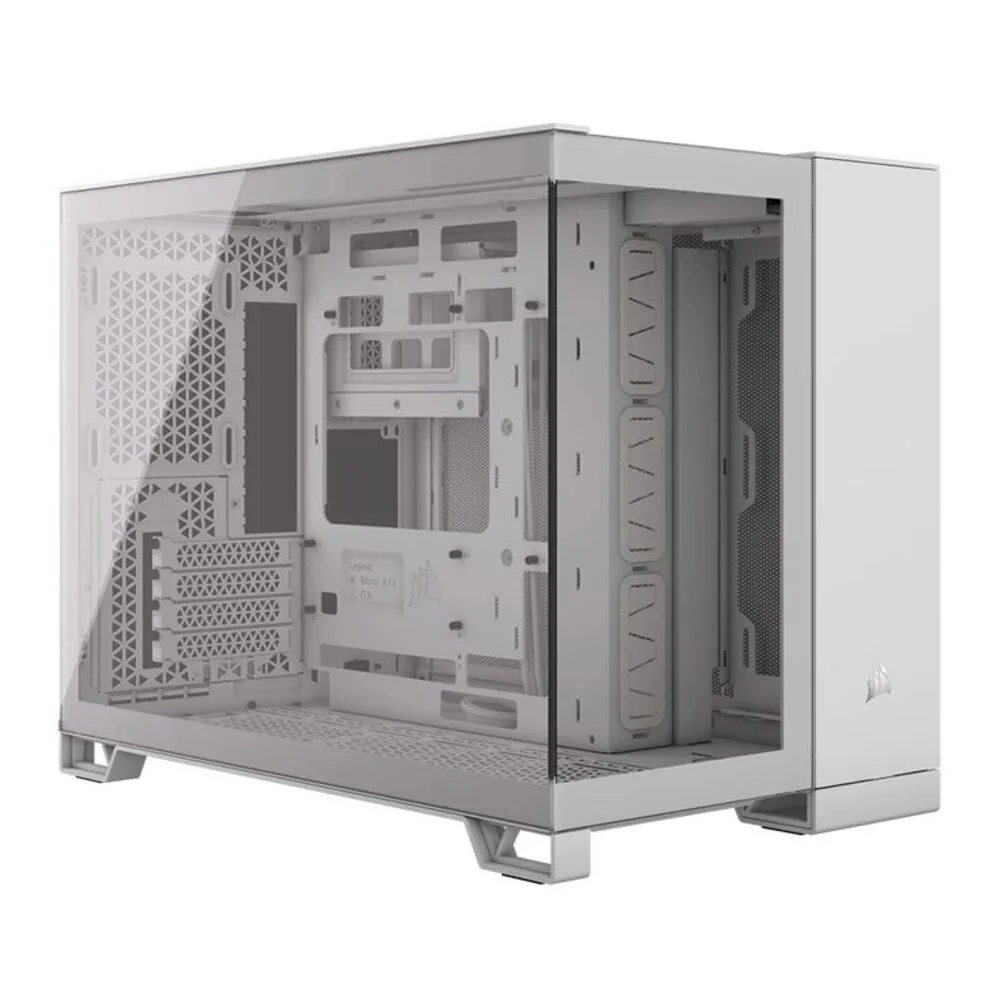 Gabinete Gamer Corsair 2500x Lateral De Vidro Temperado Mini-itx/micro-atx Preto - Cc-9011266-ww