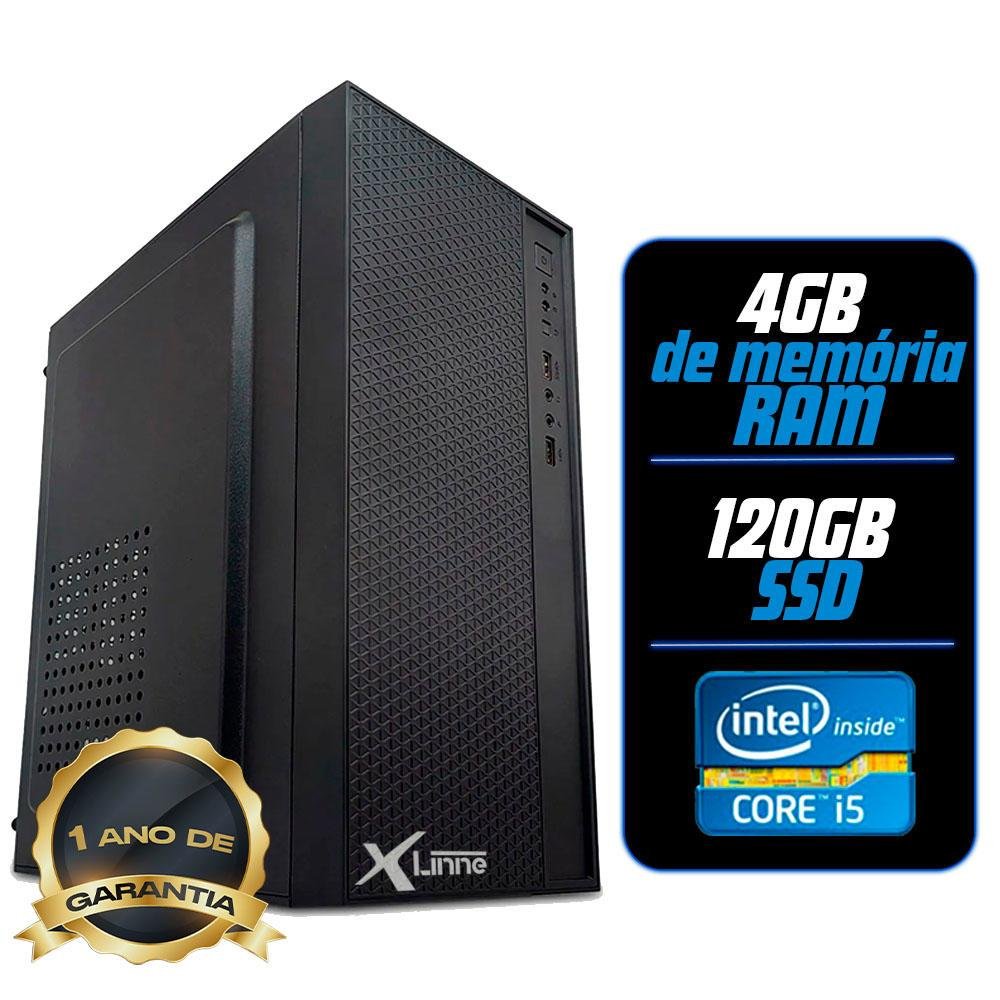 Desktop 1155 Home I5 3470 Ddr3 4gb SSD 120GB Xlinne