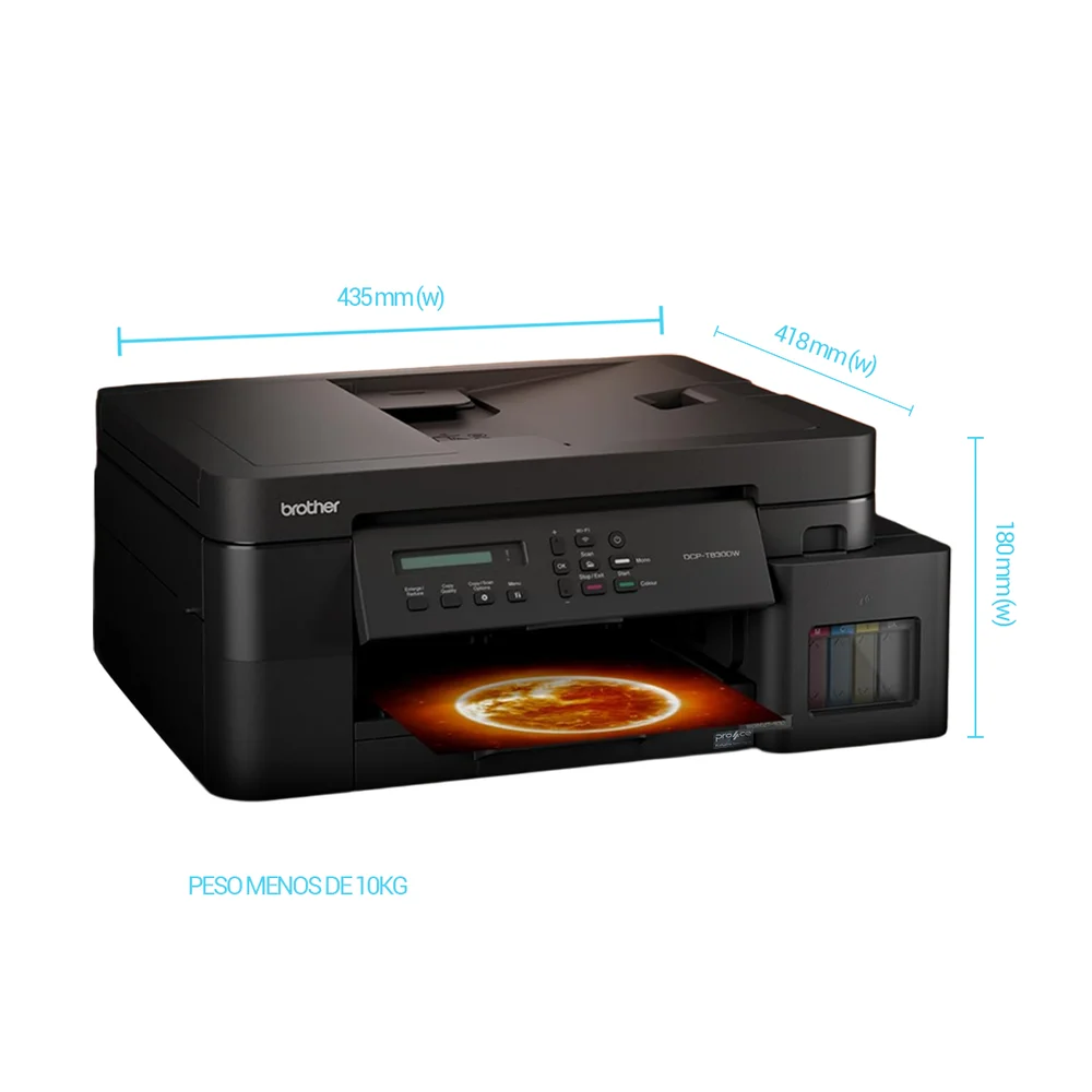 Imagem 3 de 5 do produto Multifuncional Tanque De Tinta Color Dcpt830dw Brother - 127v