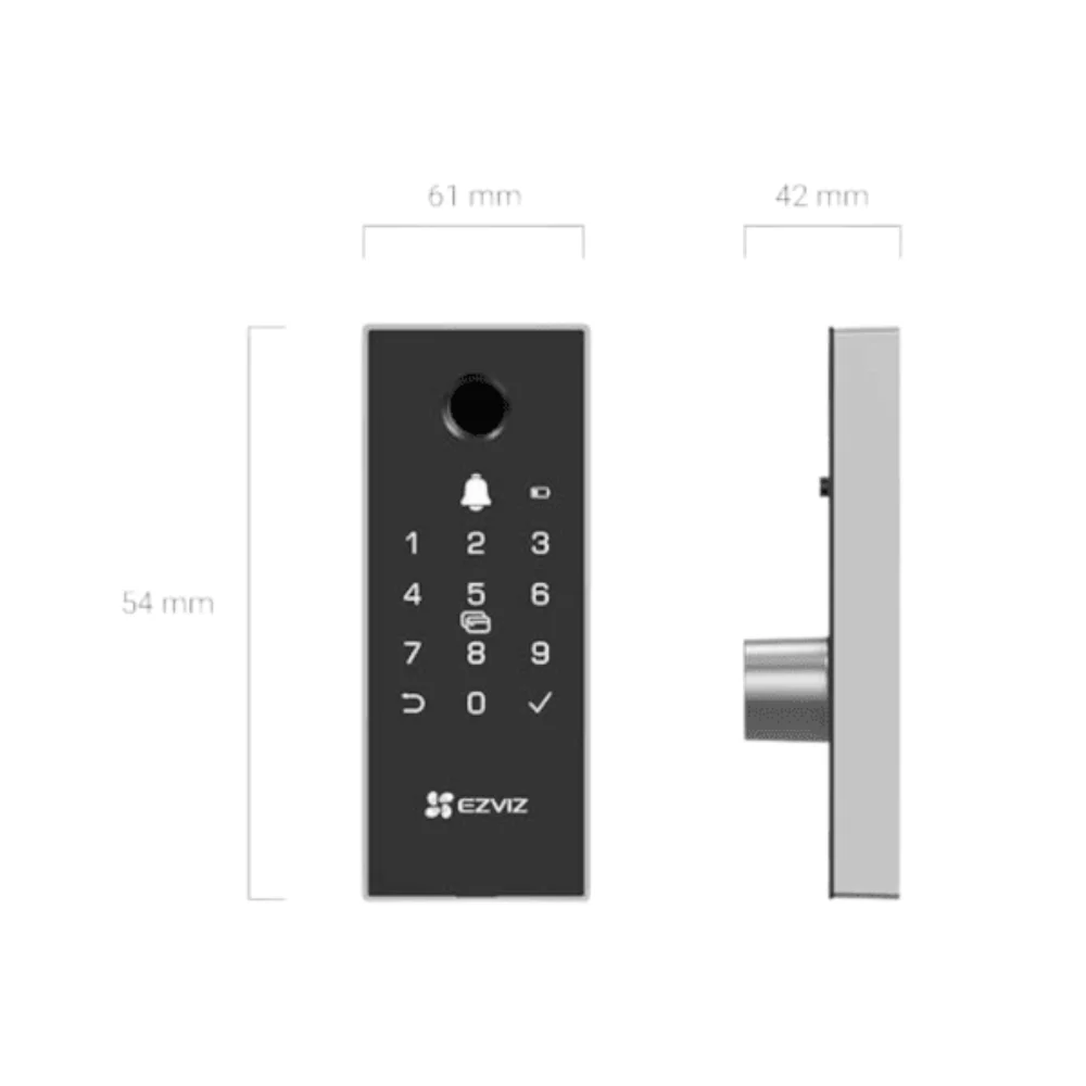 Imagem 5 de 5 do produto Fechadura Ezviz Inteligente Dl03 - Cs-dl03-wp