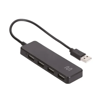 Hub Multi Ac443 Usb 2.0 C/ 4 Portas - Preto