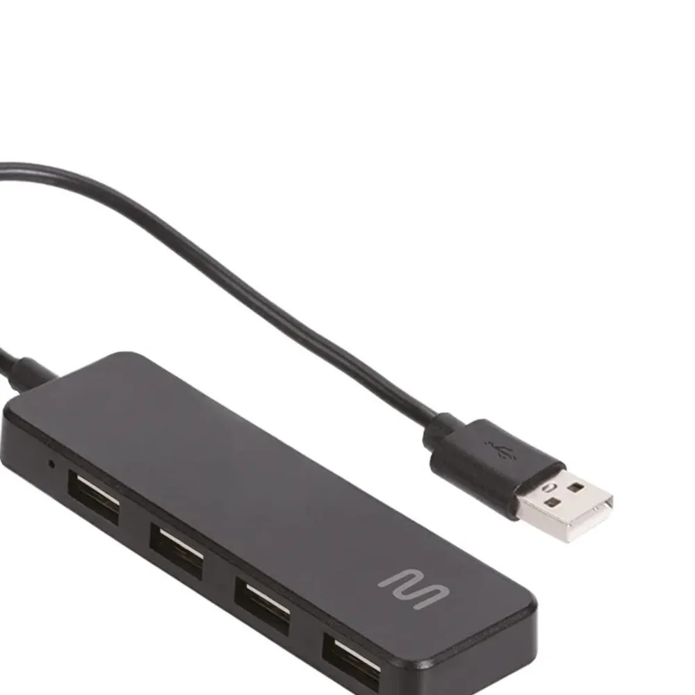 Imagem 2 de 5 do produto Hub Multi Ac443 Usb 2.0 C/ 4 Portas - Preto