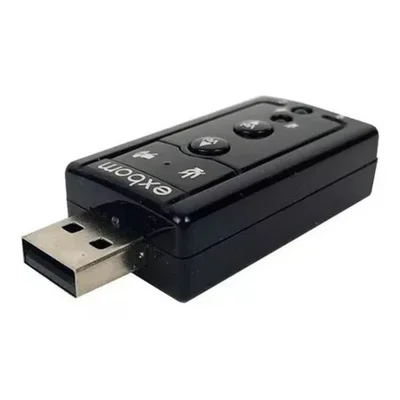 Adaptador De Som Usb 2.0 7.1 Usom10