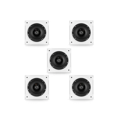 Kit 5.0 Frahm 6cx Para Home Theater Branco