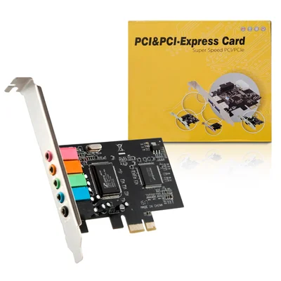 Placa De Som PCi Express 5.1 6 Canais Cmi8738 Oem