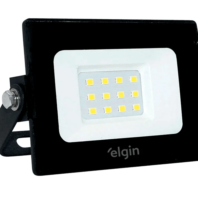 Imagem 3 de 5 do produto Refletor LED Elgin 10w 6500k Preto