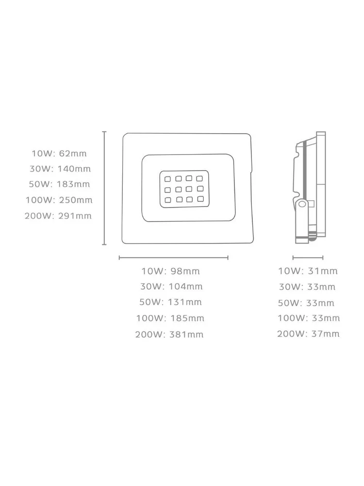 Imagem 4 de 5 do produto Refletor LED Elgin 10w 6500k Preto