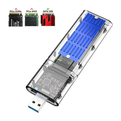 Case Externo Para SSD M.2 Sata Enclosure Jim000047-bl Kebidu