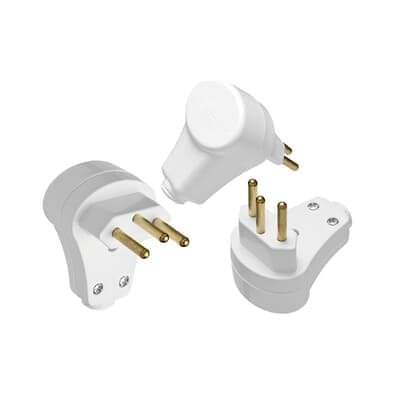 Adaptador De Tomada Macho Prensa Cabo 10a Gm-038