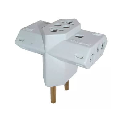 Adaptador De Tomada T Bandeira Gm-015