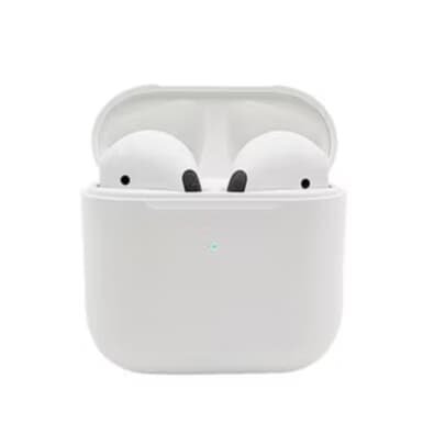 Fone De Ouvido Branco Tws Pro4 Pro Sem Fio Case Intra Auricular