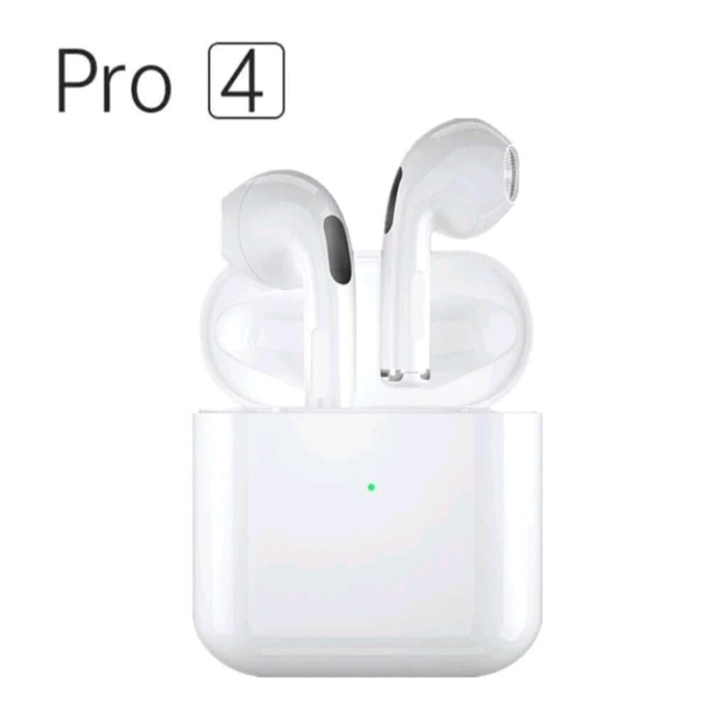 Imagem 4 de 5 do produto Fone De Ouvido Branco Tws Pro4 Pro Sem Fio Case Intra Auricular
