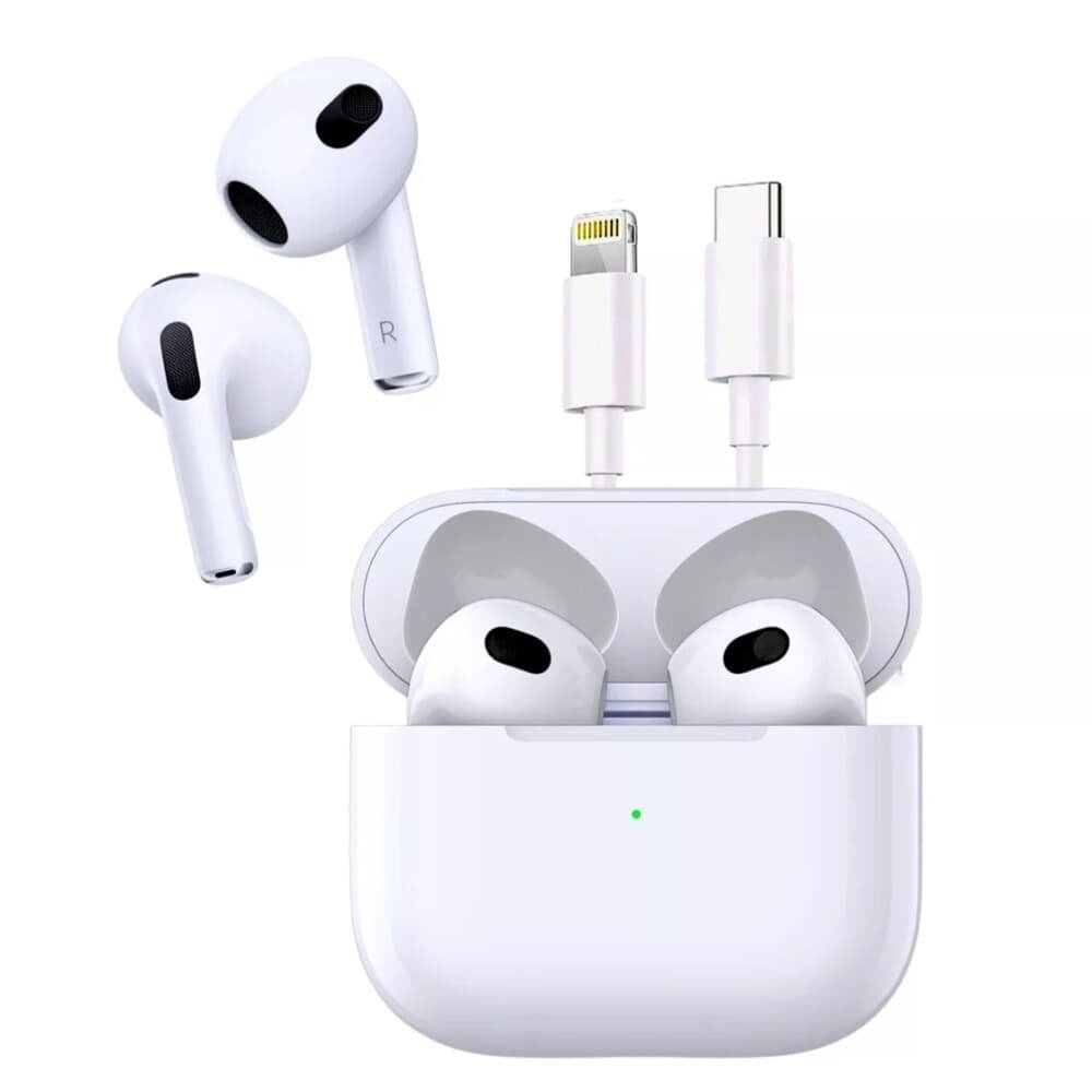 Imagem 5 de 5 do produto Fone De Ouvido Branco Tws Pro4 Pro Sem Fio Case Intra Auricular