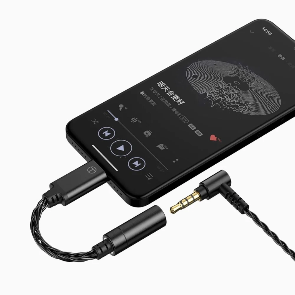 Imagem 2 de 3 do produto Amplificador / Dac De Fone De Ouvido Trn Te Usb-c Hi-fi