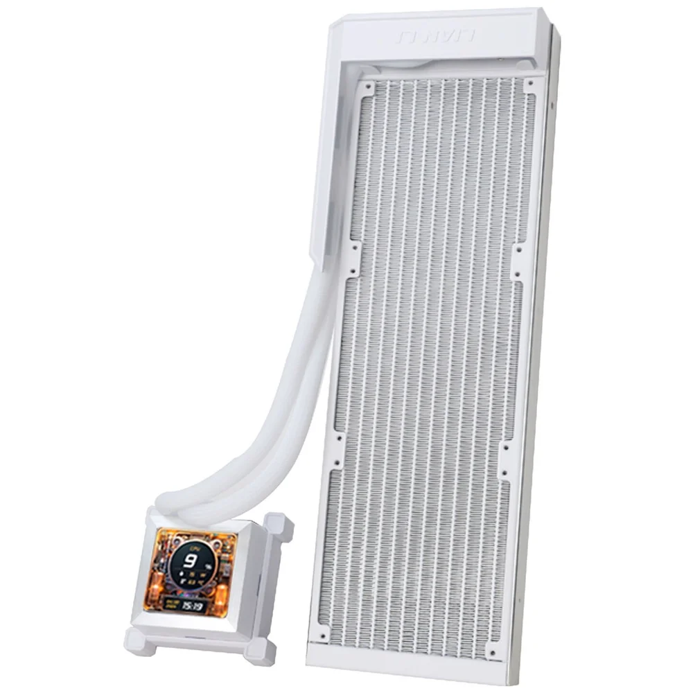 Water Cooler 360mm Lian Li Hydroshift Lcd 360n, Display Lcd, S/ Fans, White - Ghslcd36nw 7
