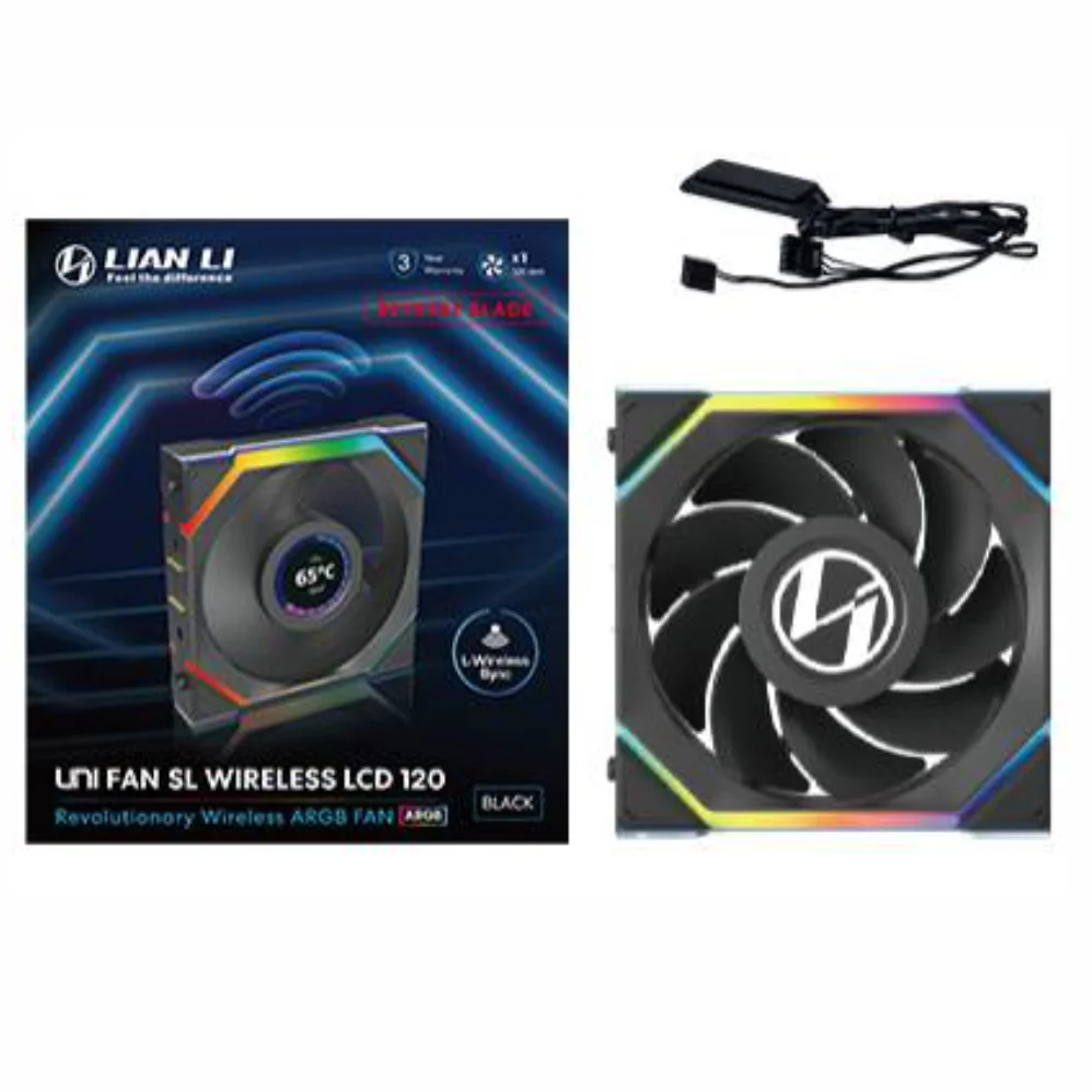 PC用ファン・クーラー Lian Li UNI FAN SL Reverce WIRELESS LCD KaBuM Aperte o K e evolua em Tecnologia e Games