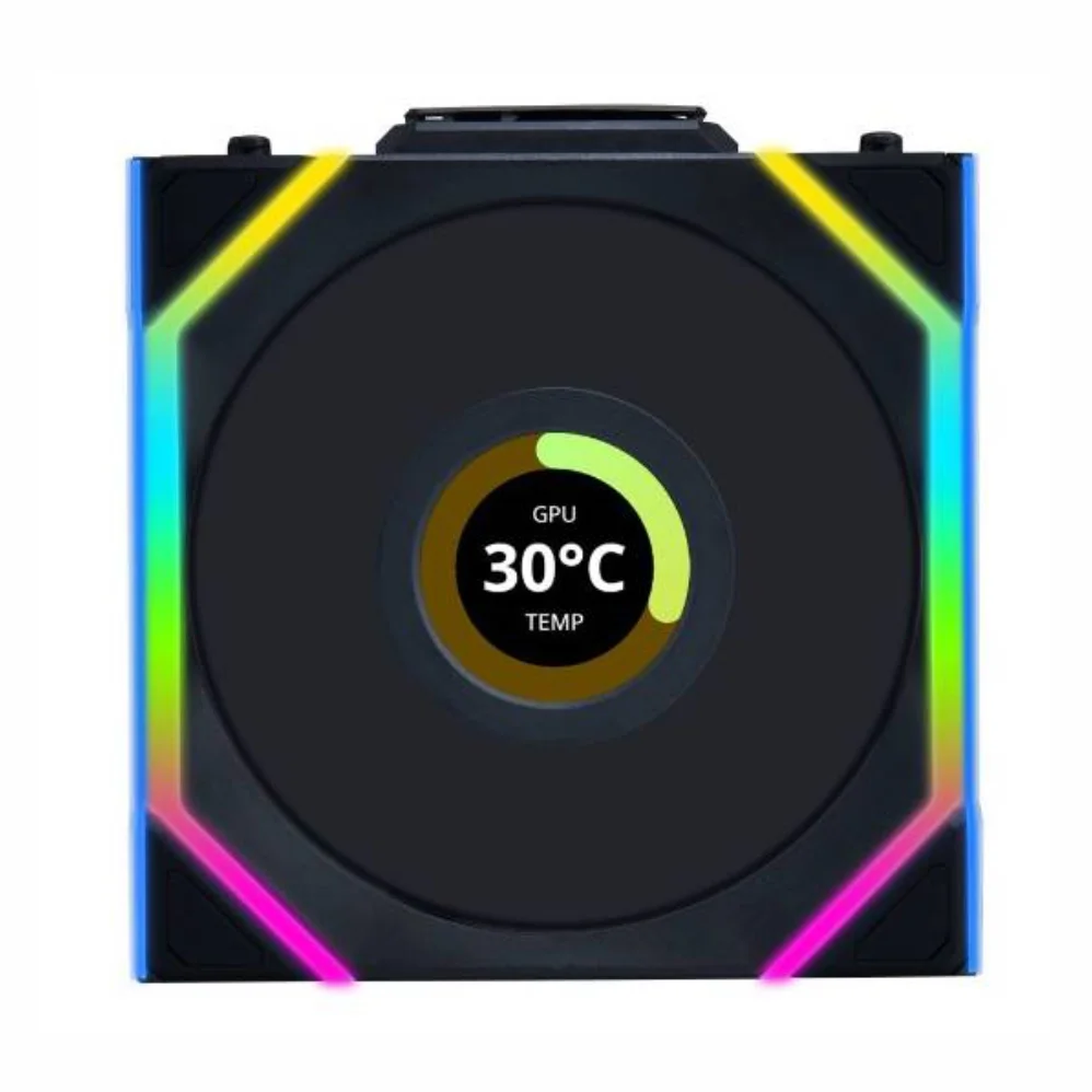 Fan 120mm Lian Li Uni Fan Sl Wireless Lcd Reverse Blade, ARGB, Black - 12rsllcd1w1b 6