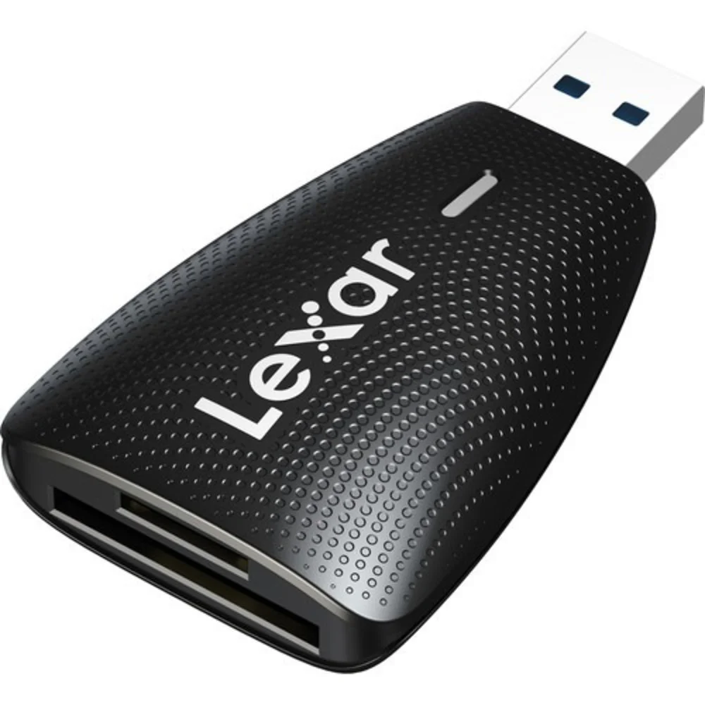 Imagem 3 de 4 do produto Leitor De Cartao De Memoria Lexar, Multi-card 2-in-1, Usb 3.1, Sd/microsd, Preto, Lrw450ubna