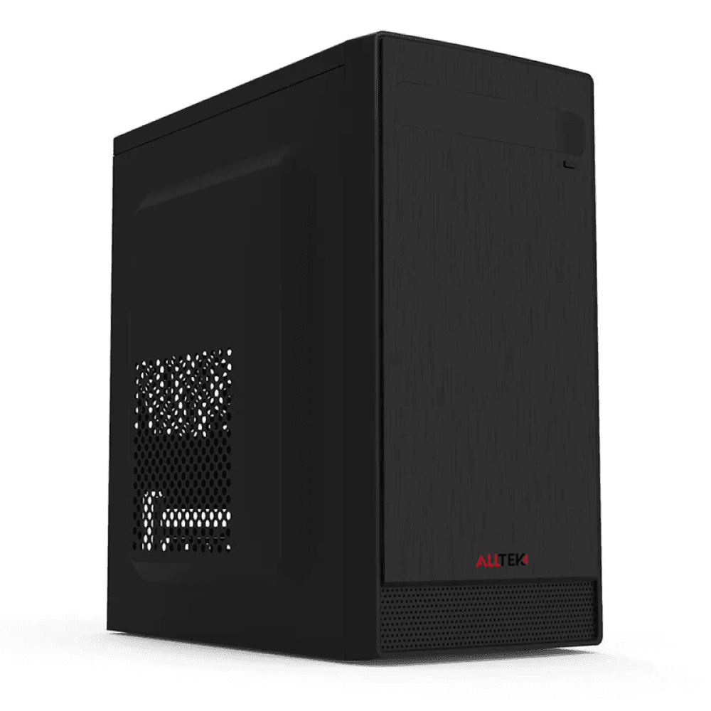 Gabinete Alltek In Sem Fonte, Sem Fan, Micro Atx/ Itx - Atk-01 Preto Cor:preto