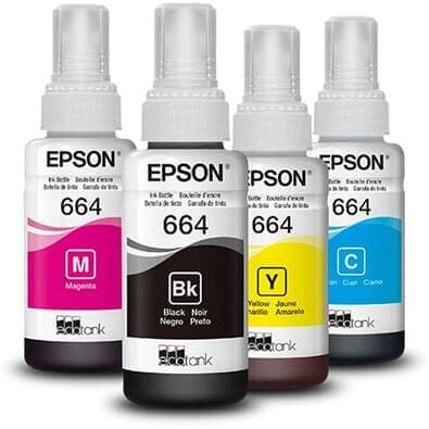 Kit Tinta Epson T664 4 Cores