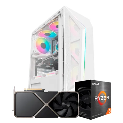 PC Gamer Ryzen 5 5500, RTX 3060, 16gb Ddr4, SSD 480GB, 600w 80 Plus, PC5505-E