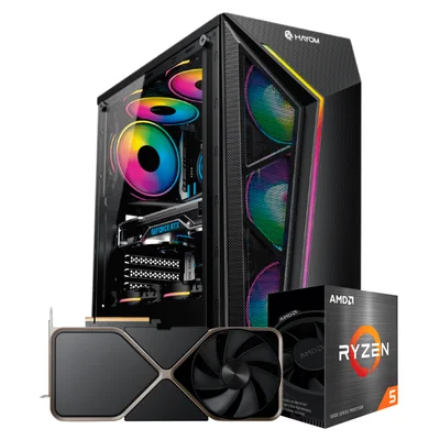 PC Gamer Ryzen 5 5500, RTX 3050, 16gb Ddr4, SSD 480GB, 600w 80 Plus, PC5507-E