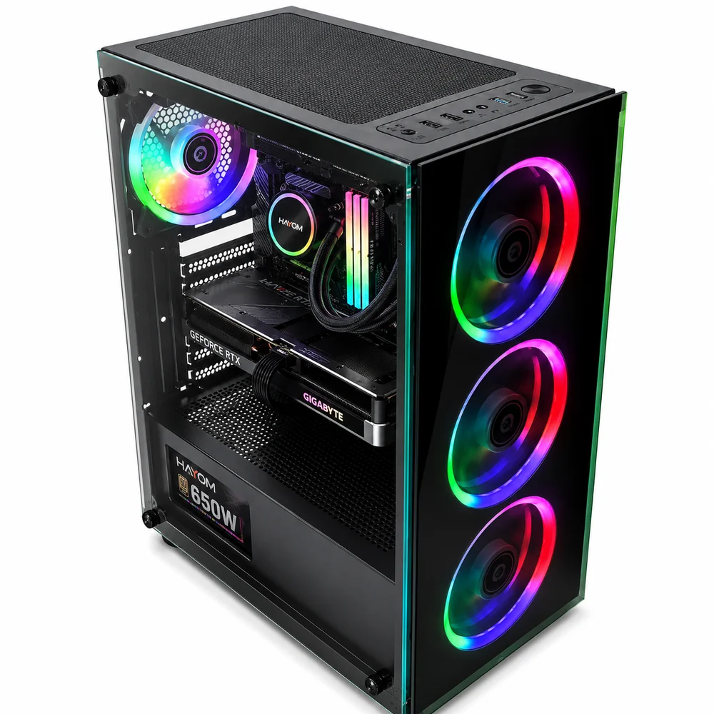 PC Gamer Intel Core I3 12100f, Gtx 1650, 16gb Ddr4, SSD 480GB, 500w 80 Plus, Hay106-e