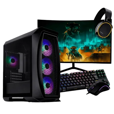 PC Gamer Completo Intel Core i5 12400f, RTX 3050, 16gb Ddr4, SSD 480GB, 600w 80 Plus, Aero07-e