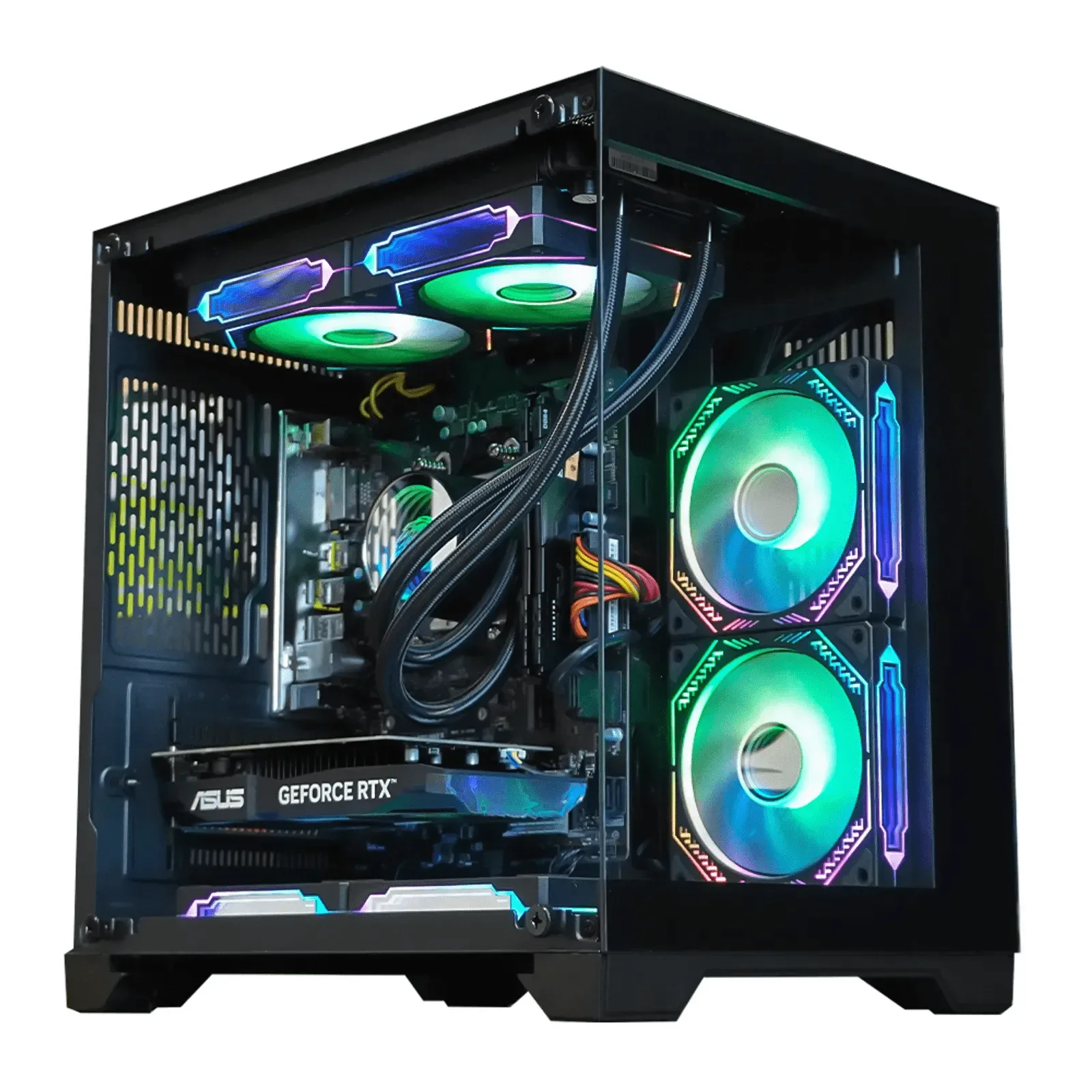PC Gamer Ryzen 5 5500, RTX 4060, 16gb Ddr4, SSD Nvme 500gb, 600w 80 Plus, Aquapc01-e