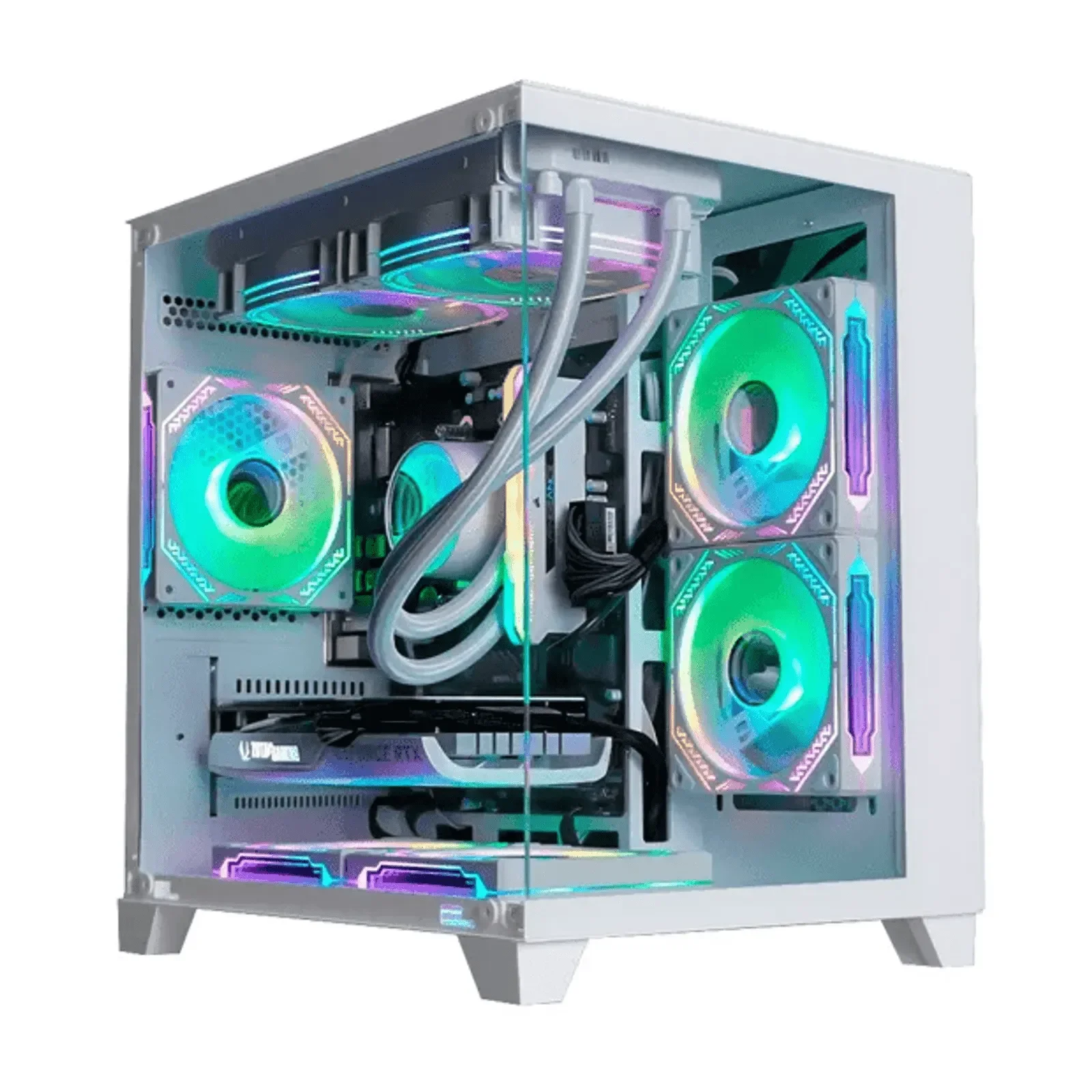 PC Gamer Ryzen 5 5500, RTX 4060, 16gb Ddr4, SSD Nvme 500gb, 600w 80 Plus, Aquapc03-e