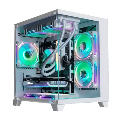 PC Gamer Ryzen 5 5500, RTX 4060, 16gb Ddr4, SSD Nvme 500gb, 600w 80 Plus, Aquapc03-e
