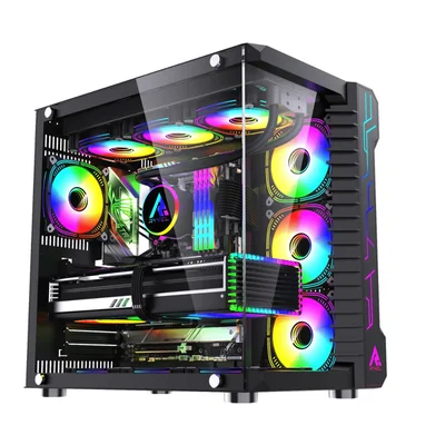 PC Gamer Ryzen 5 5600x, RTX 4060 Ti, 16gb Ddr4 RGB , SSD Nvme 1TB, 700w 80 Plus, PCryv01-e