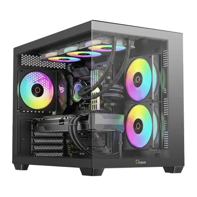 PC Gamer Ryzen 7 7800x3d, RTX 4070 Super, 32gb Ddr5 RGB, SSD Nvme 2TB, 1000w 80 Plus Gold, PCcube03-e