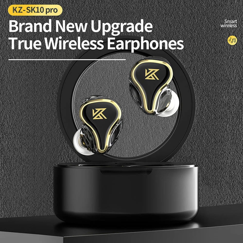 Fone De Ouvido Kz Sk10 Pro Tws In-ear Bluetooth Fone De Ouvido Kz Sk10 Pro Tws In-ear Bluetooth