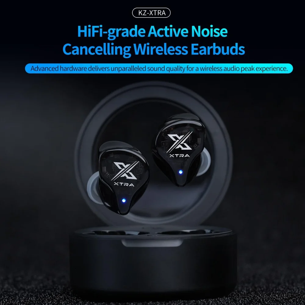 Fone De Ouvido Kz Xtra In-ear Tws Bluetooth 5.4 In-ear, Anc Fone De Ouvido Kz Xtra In-ear Tws Bluetooth 5.4 In-ear, Anc