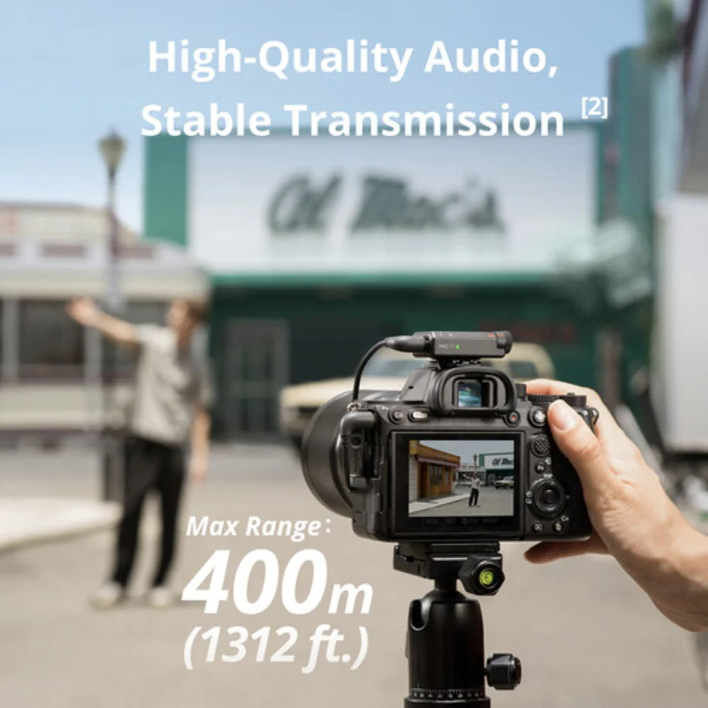 Microfone Dji Mic Mini Sem Fio 2 Pessoas Para Câmera E Smartphone (2 Tx + 1 Rx)